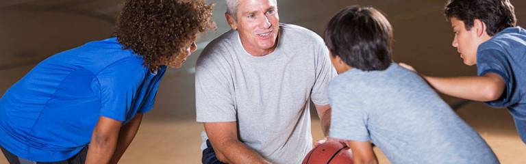 Family busy with activities